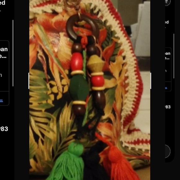 💕💕SALE priced💕💕Patricia Nash CubanTropical Gerona Resort leather bag. - Picture 2 of 8